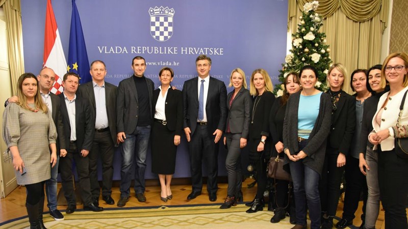 Predsjednik Vlade na domjenku s novinarima: Uloga medija presudna je za demokraciju suvremenoga svijeta   